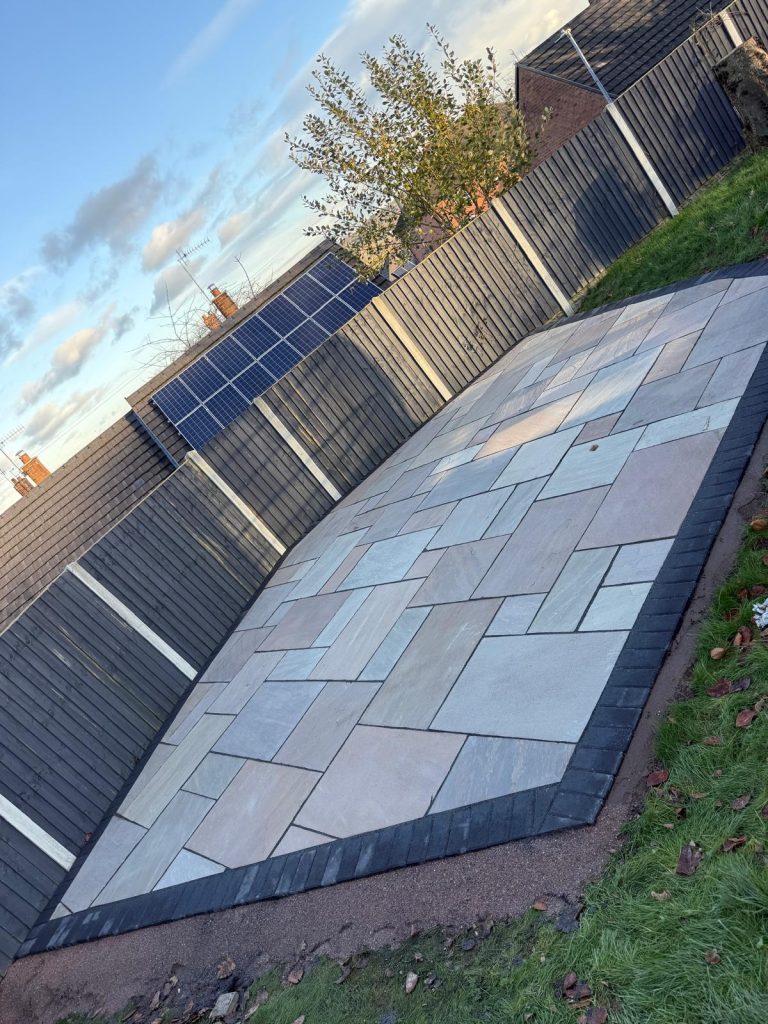 Mighty Contractors paving and landscaping project 1