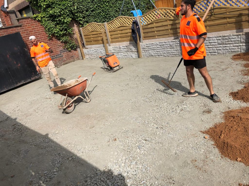 Mighty Contractors paving and landscaping project 49